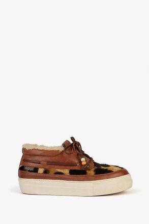 Penelope Chilvers Lumberjack Pony Wool-Lined Sneakers