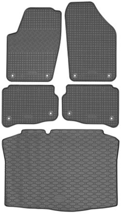 OEM Juego De Alfombrillas De Goma Para Coche Y Alfombrilla Para Maletero Skoda Fabia I Hatchback (2000-2008)