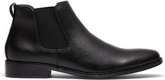 Uncut CANTERBURY round toe Chelsea dress boot in Black Pu at Nordstrom, Size 11