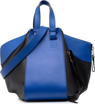Loewe Pre-owned Loewe Medium Bicolor Grained Calfskin Hammock Satchel Ladies 7MJRUWSS9EZSLJSF