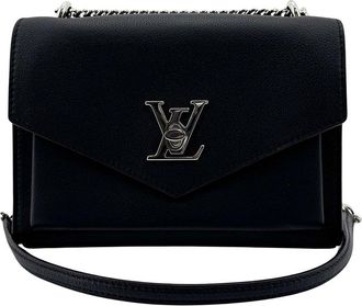 Louis Vuitton Black Calfskin Mylockme Bb (Authentic Pre-Loved)