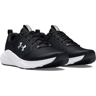 Under Armour Trainingsschuh UNDER ARMOUR UA Charged Commit TR 4, Herren, Gr. 47,5, schwarz-weiss (schwarz, anthrazit, wei&szlig;), Leder, Textil, Schuhe Trainingsschuh