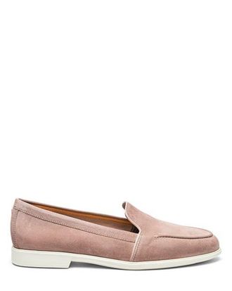 Santoni Womens Suede Loafer in Pink at Nordstrom, Size 11.5