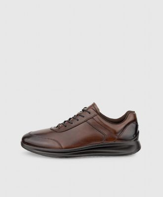 Ecco Mens Aquet Shoe In Cocoa Brown
