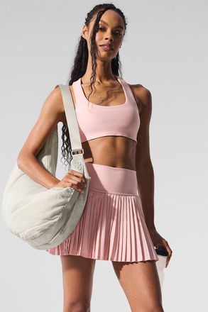 Alo | Airlift Advantage Racerback Bra in Pink Quartz, Size: Medium