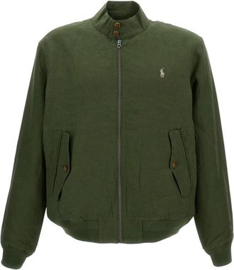 Polo Ralph Lauren Bomberjack - Heren - Bomber jackets - Groen - XL - Katoen - Jassen