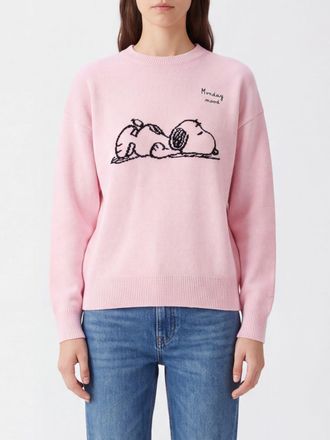MC2 Saint Barth Maglia girocollo in misto lana e cashmere con stampa grafica