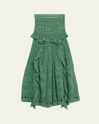Ulla Johnson Florette Crochet Maxi Skirt