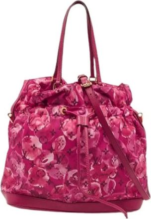 Louis Vuitton Pre-owned Bucket Bags, female, Pink, Size: ONE SIZE Pre-owned Nylon Bucket Bag