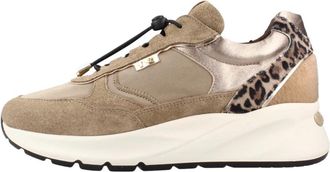 Nero Giardini Arold - Dames - Sneakers - Bruin - 38 EU - Leer - Schoenen