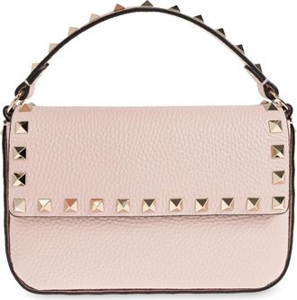 Valentino Garavani Rockstud Spike Small Lederen Tas - Dames - Handtassen - Roze - ONE Size - Leer - Tassen