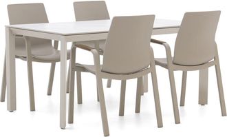 Hartman Hartman Flow/Sestino 160cm dining tuinset 5-delig