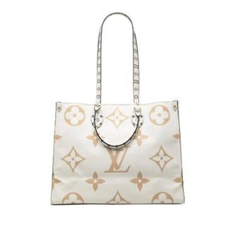 Louis Vuitton Pre-owned Onthego Tote Bag - Pre-owned - Mujer - Beige - ONE SIZE