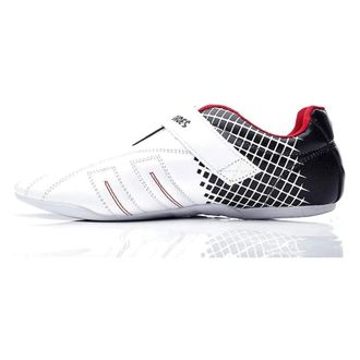 Generic Taekwondo Shoes, Lightweight Breathable Martial Arts for Children Teenager Sport Boxing Kung Fu Taichi(10.5 UK Child) White