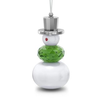 Swarovski Holiday Cheers Sneeuwpop Ornament - Dames - Kerstversiering - Wit - ONE Size - Home