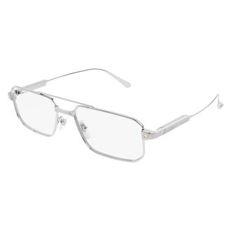 Cartier Rechthoekig Optisch Montuur - unisex - Accessoires - Wit - Maat: 57 MM
