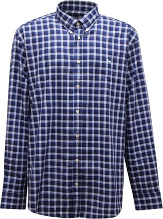 Harmont & Blaine L3141 Regular FIT Overhemd - Heren - Casual Overhemden - Blauw - 4XL - Overhemden