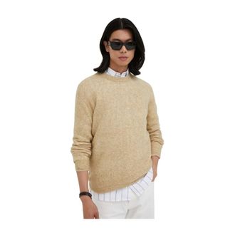 American Vintage Truien & Vesten, Heren, Beige, S, Round-neck Truien