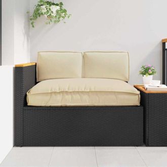 vidaXL Pallet Cushion Set 3 pcs Beige 120 x 80 x 12 cm Oxford fabric vidaXL