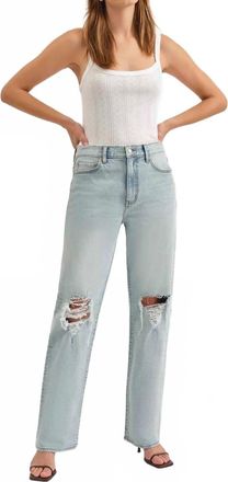 Daze Womens 1999 Slouch 90s Fit Jeans In Blue
