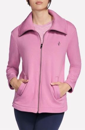 Skechers GO Snuggle Tunic Full Zip Jacket in Rose Petal at Nordstrom Rack, Size X-Small