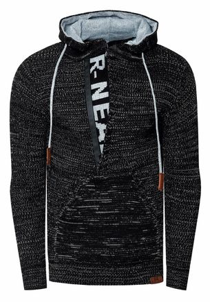 Rusty Neal 1/2 Zip Chunky Slim Fit Hoodie