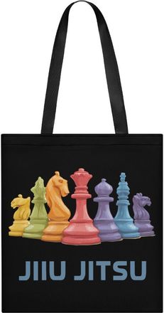 Generic Chess Jiu Jitsu Tote Bag for Women Men Shoulder Bags Purses Pouch Handbags