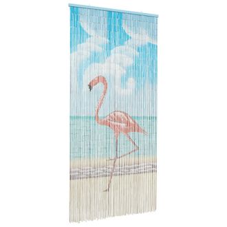 vidaXL Cortina De Puerta Insectos Multicolor 100 X 200 Cm Bamb&uacute; Vidaxl