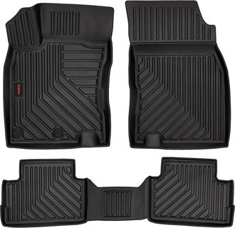 OEM Alfombrillas De Goma 3d Para Coche: Nissan Qashqai Ii J11 (crossover, 2013-) - Borde De 5 Cm