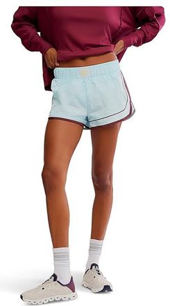 Free People Movement Varsity Blues Shorts Womens Shorts Cool Down : XS (Womens 0-2), Cotton/Spandex