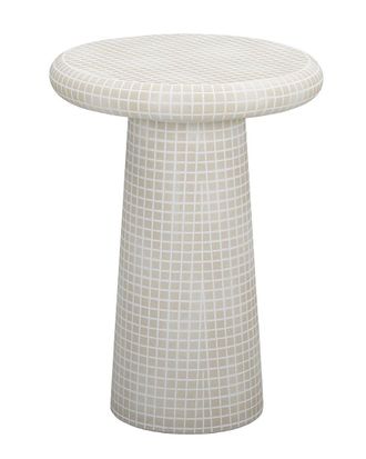 TOV Furniture Tov Furniture Monica Tiled Pattern Indoor/Outdoor Tall Side Table