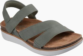 Skechers Womens Lifted Comfort Womens Sandals - Olive Synth - Size: 5