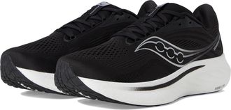 Saucony Ride 18 Size 40.5 EU Colour: Black Skydiver, 100 Black White, 8.5 UK
