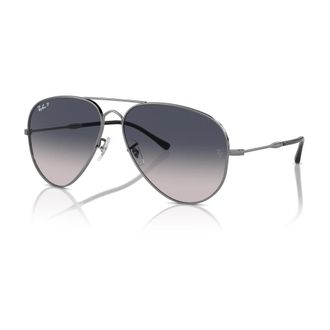 Ray-Ban Old Aviator Polarized Zonnebril - unisex - Zonnebrillen - Grijs - 58 MM - Accessoires