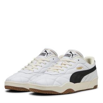 Puma Tifosi Lux gewatteerde leren sportschoenen voor heren (Poema Wit)
