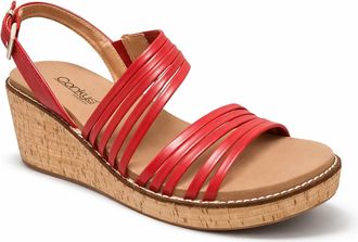 Corkys Footwear WomenS About Last Night Wedge Sandals In Red