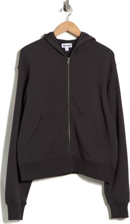 Abound Crop Full Zip Hoodie in Black Faded at Nordstrom Rack, Size Xx-Large