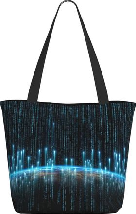 AOOEDM Funny Code Programmer Pattern Ladies Shopping Bag 13x11x7in.The Perfect ValentineS Day Gift.It Is The Best ValentineS Day Gift For Mom, Daughter, Wife