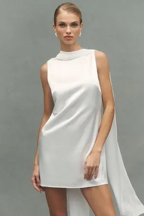 Mare Mare Scarf Satin Mini Dress