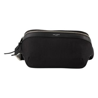 Saint Laurent Nylon Waist Bag for Men - male - Saint Laurent - Bum Bags - Black - ONE SIZE - Bags