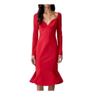 Pinko Mujer, Vestidos, Rojo, Talla: L