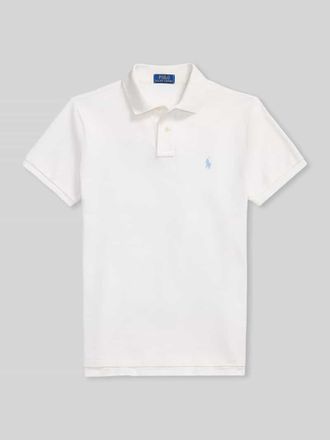 Polo Ralph Lauren Regular Fit Poloshirt aus reiner Baumwolle in Offwhite, Gr&ouml;&szlig;e XXL