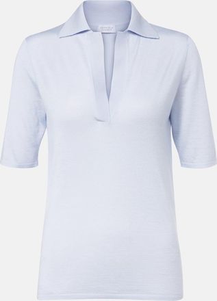 Gabriela Hearst Casius cashmere and silk polo shirt