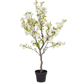 Wanderlust Deco Planta Cerezo Artificial Decorativo Blanco 74x69x132