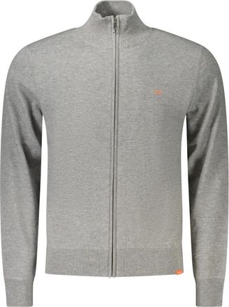 Sun 68 Lange Mouwen Vest - Heren - Vesten - Grijs - L - Truien & Vesten