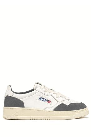 Autry Goat Leather and Suede Bimaterial Sneakers