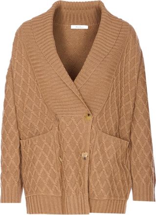 Max Mara Mirca vest met dubbele rij knopen - Bruin