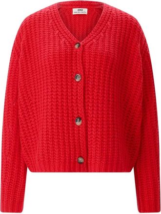 Sminfinity Cardigans - Dames - Cashmere truien - Rood - L - Truien & Vesten