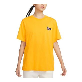 Nike (WMNS) Nike Butterfly T-Shirt Yellow FD2548-739