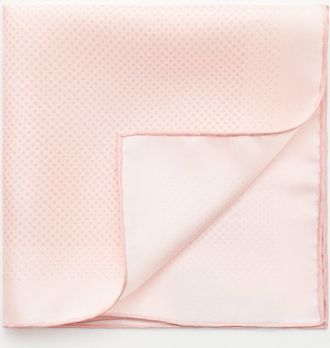 Tom Ford Herren - Einstecktuch rosé/altrosa gepunktet